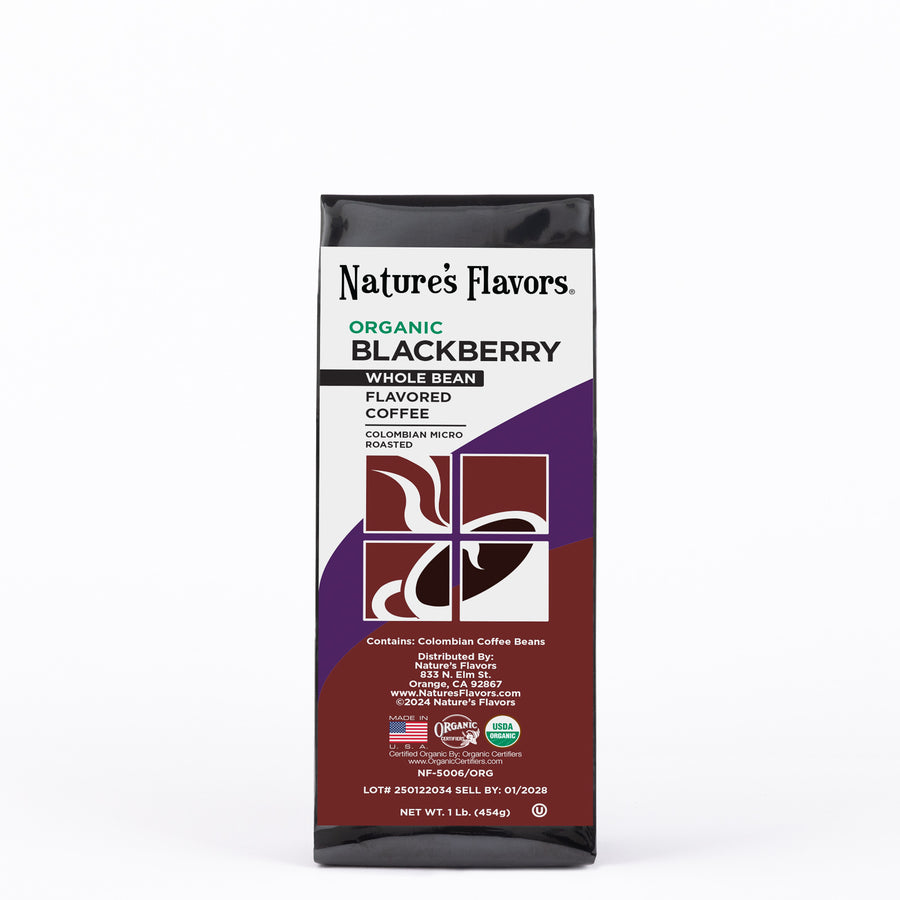 Organic Blackberry Flavored Coffee Beans