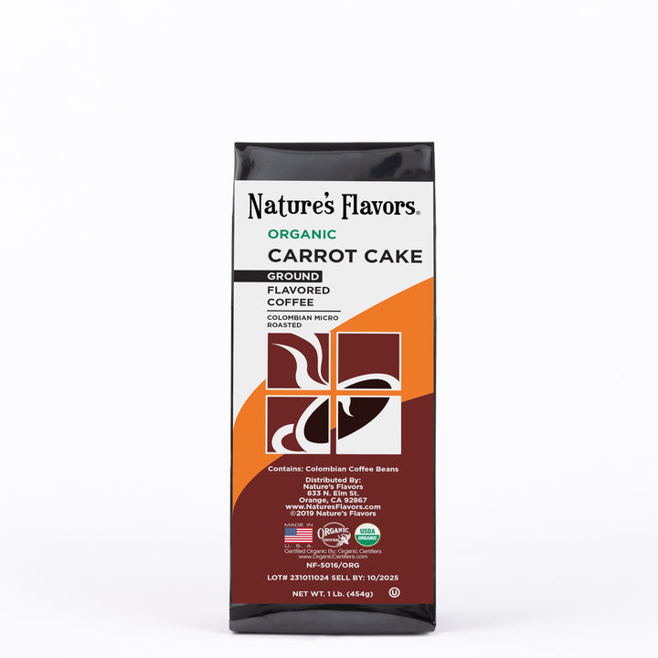 Organic Carrot Cake Flavored Coffee Beans