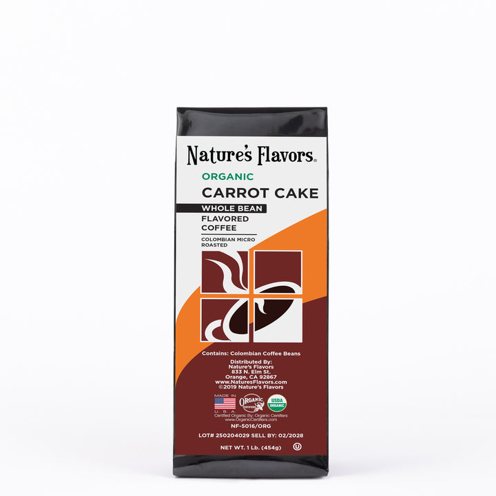 Organic Carrot Cake Flavored Coffee Beans