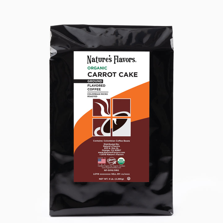 Organic Carrot Cake Flavored Coffee Beans