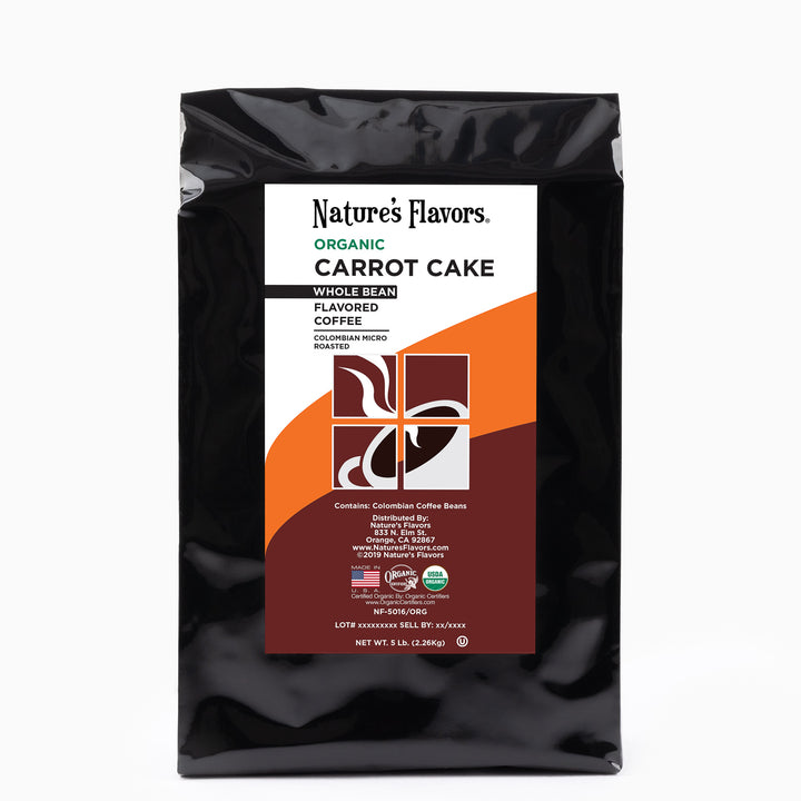 Organic Carrot Cake Flavored Coffee Beans