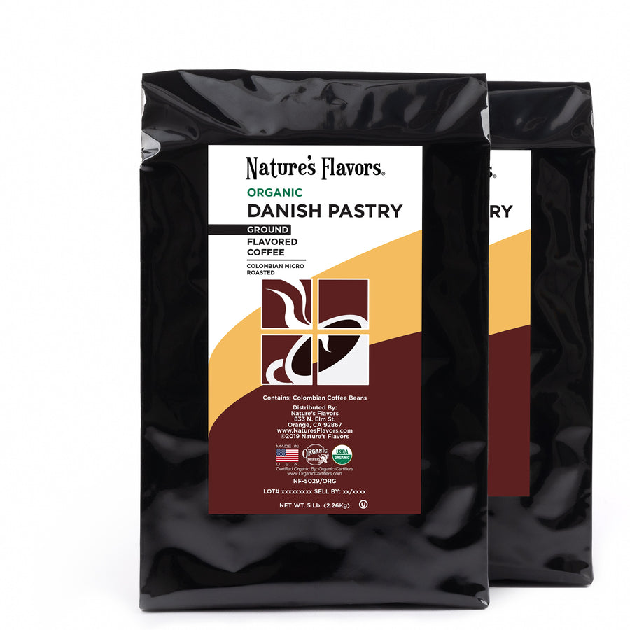 Organic Danish Pastry Flavored Coffee Beans