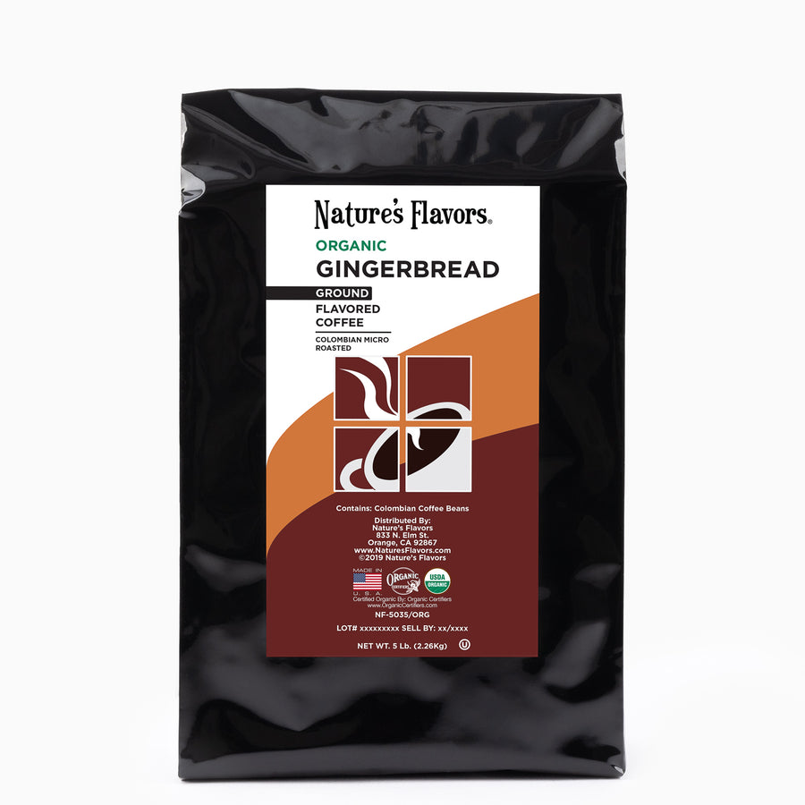 Organic Gingerbread Flavored Coffee Beans