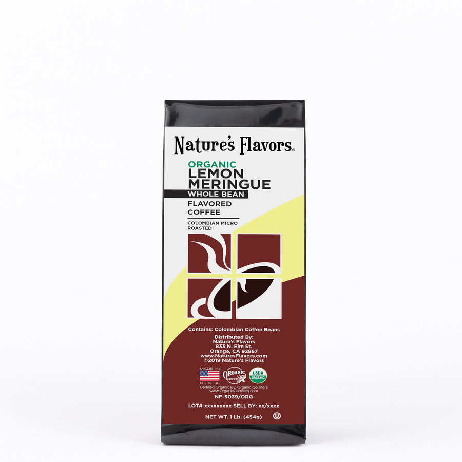 Organic Lemon Meringue Flavored Coffee Beans