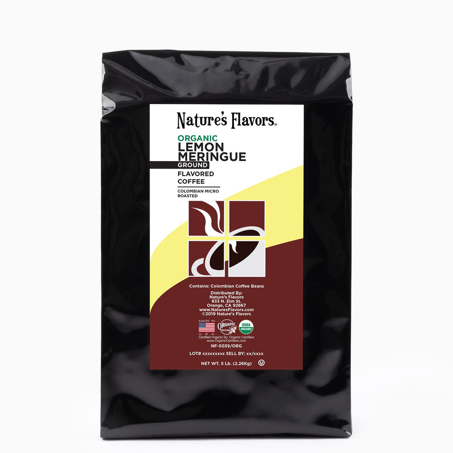 Organic Lemon Meringue Flavored Coffee Beans