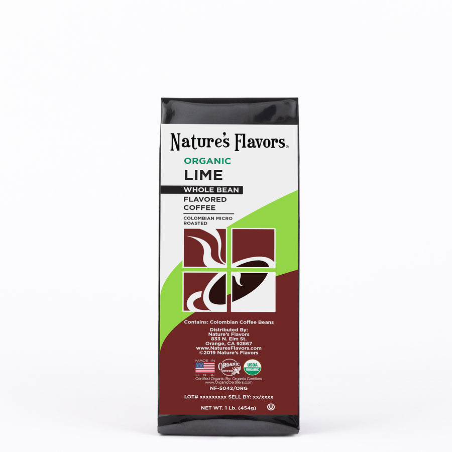 Organic Lime Flavored Coffee Beans