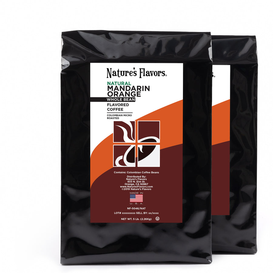 Mandarin Orange Flavored Coffee Beans