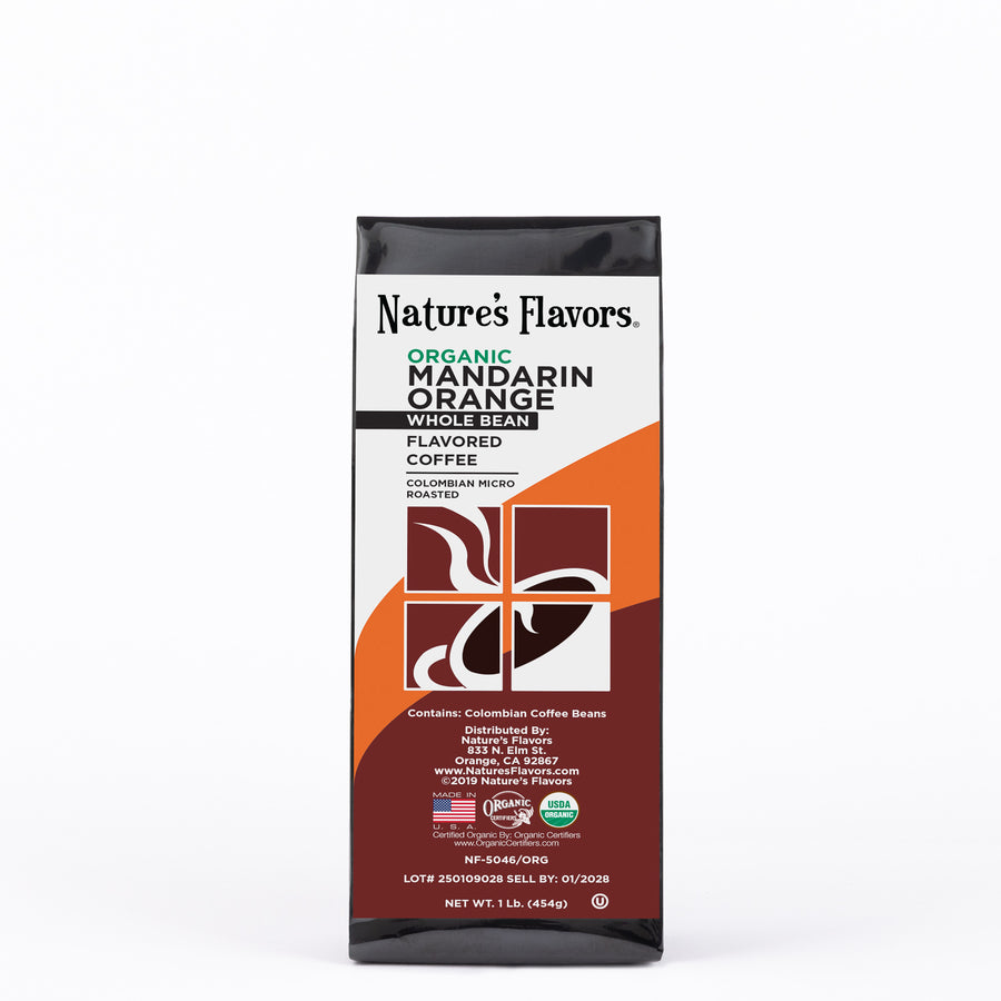 Organic Mandarin Orange Flavored Coffee Beans