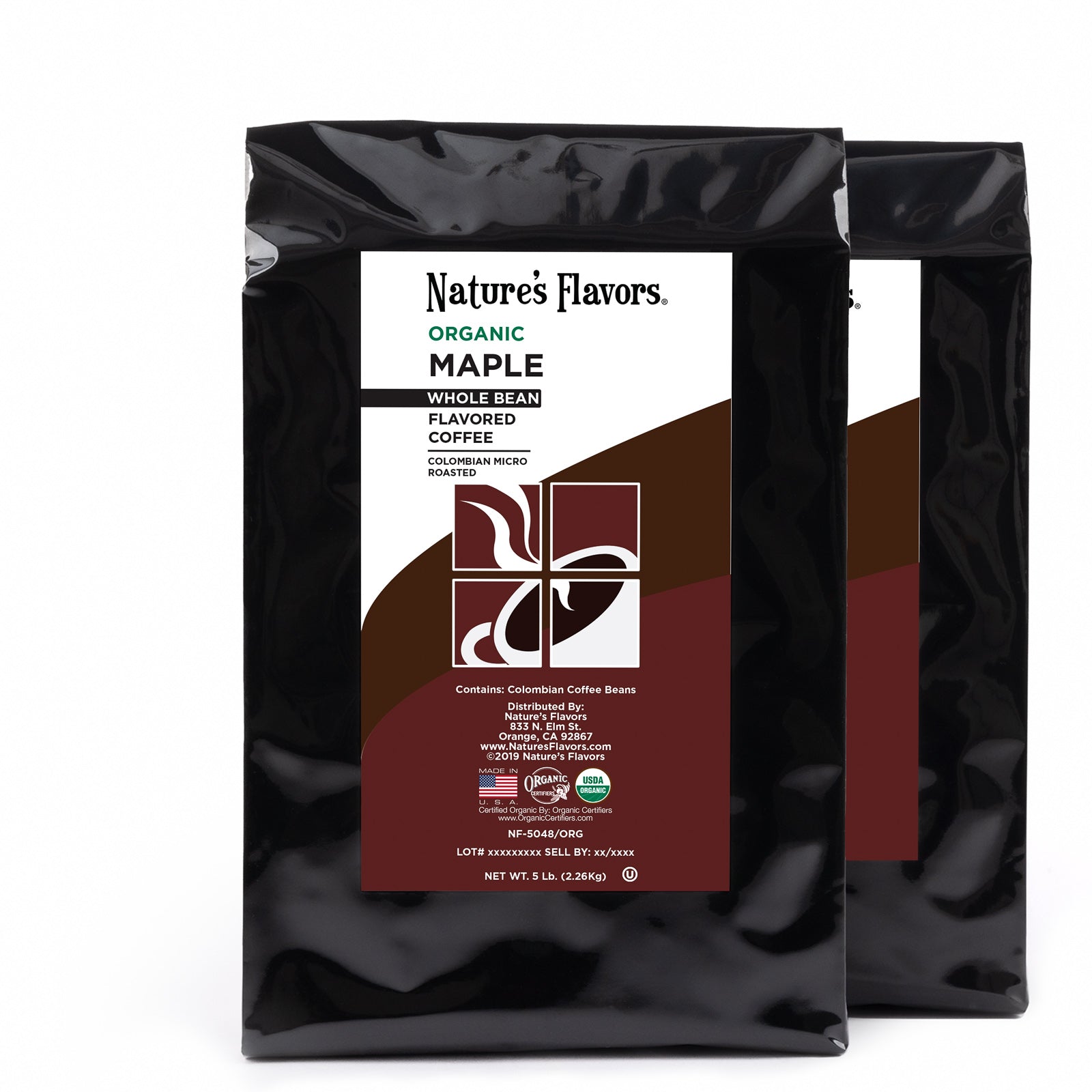 Organic Maple Flavored Coffee Beans - Bulk – Nature's Flavors