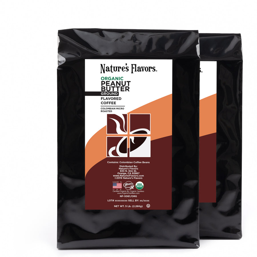 Organic Peanut Butter Flavored Coffee Beans