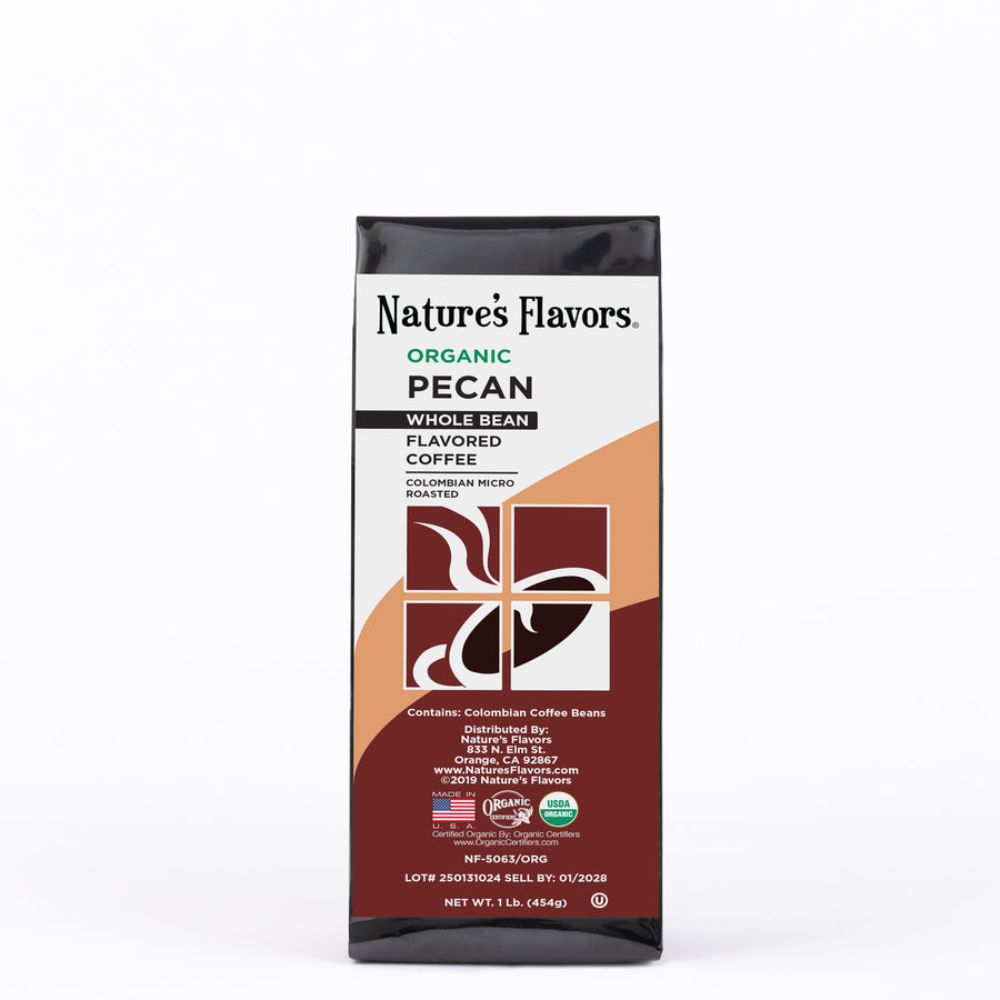 Organic Pecan Flavored Coffee Beans