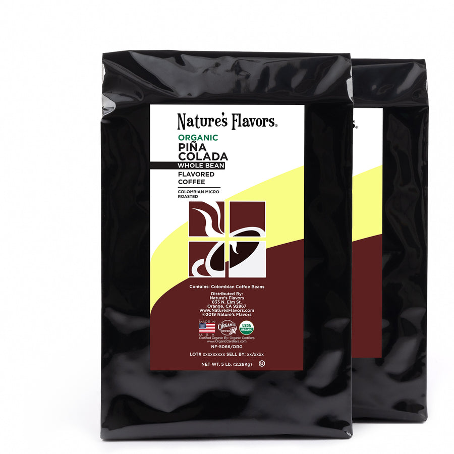 Organic Pina Colada Flavored Coffee Beans
