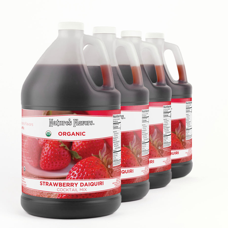 Organic Strawberry Daiquiri Cocktail Mix Syrup