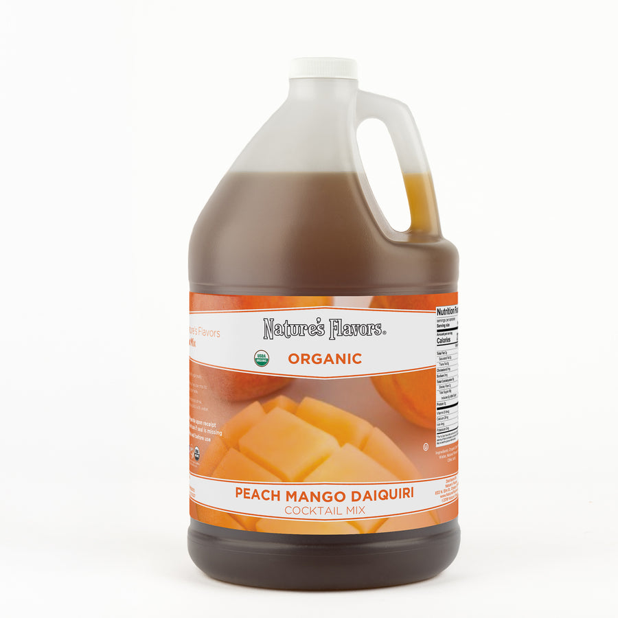 Organic Mango & Peach Daiquiri Cocktail Mix Syrup