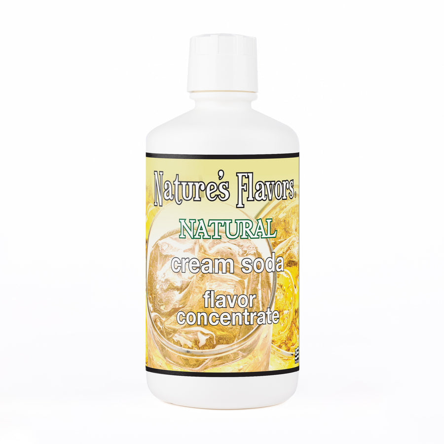 32 oz. | Cream Soda Flavor Concentrate, Natural | Nature's Flavors 32 oz. | Cream Soda Flavor Concentrate, Natural | Nature's Flavors