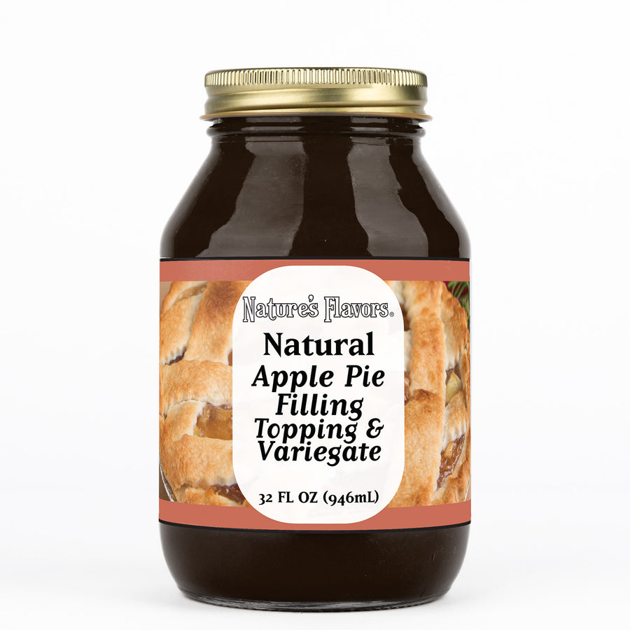 Apple Pie Filling, Topping and Variegate (Kosher, Vegan, Gluten Free, Lactose Free)