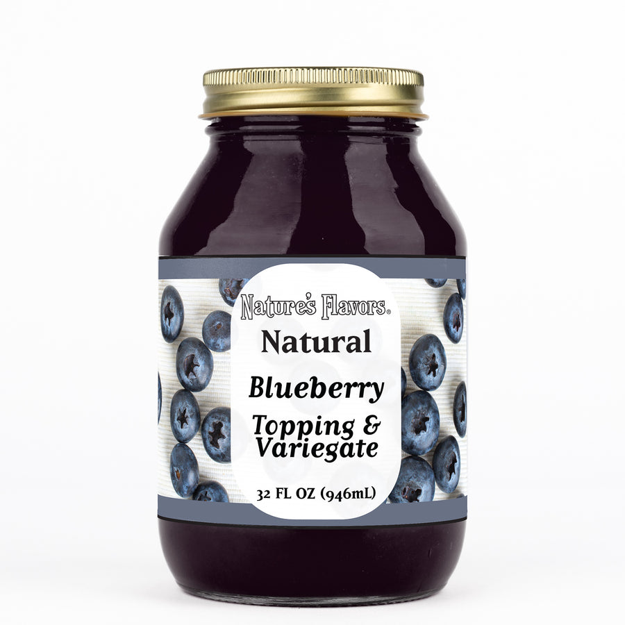 Blueberry Topping and Variegate (Vegan, Kosher, Gluten-Free, Lactose-Free)