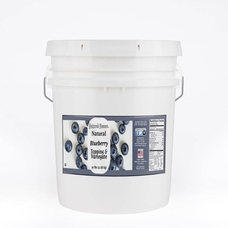 Blueberry Topping and Variegate (Vegan, Kosher, Gluten-Free, Lactose-Free)