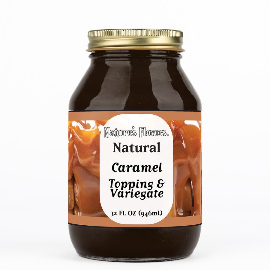 Caramel Topping and Variegate (Vegan, Kosher, Gluten-Free, Lactose-Free)