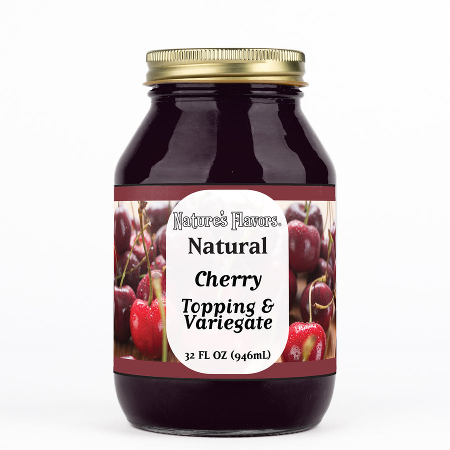 Cherry Topping and Variegate (Vegan, Kosher, Gluten-Free, Lactose-Free)