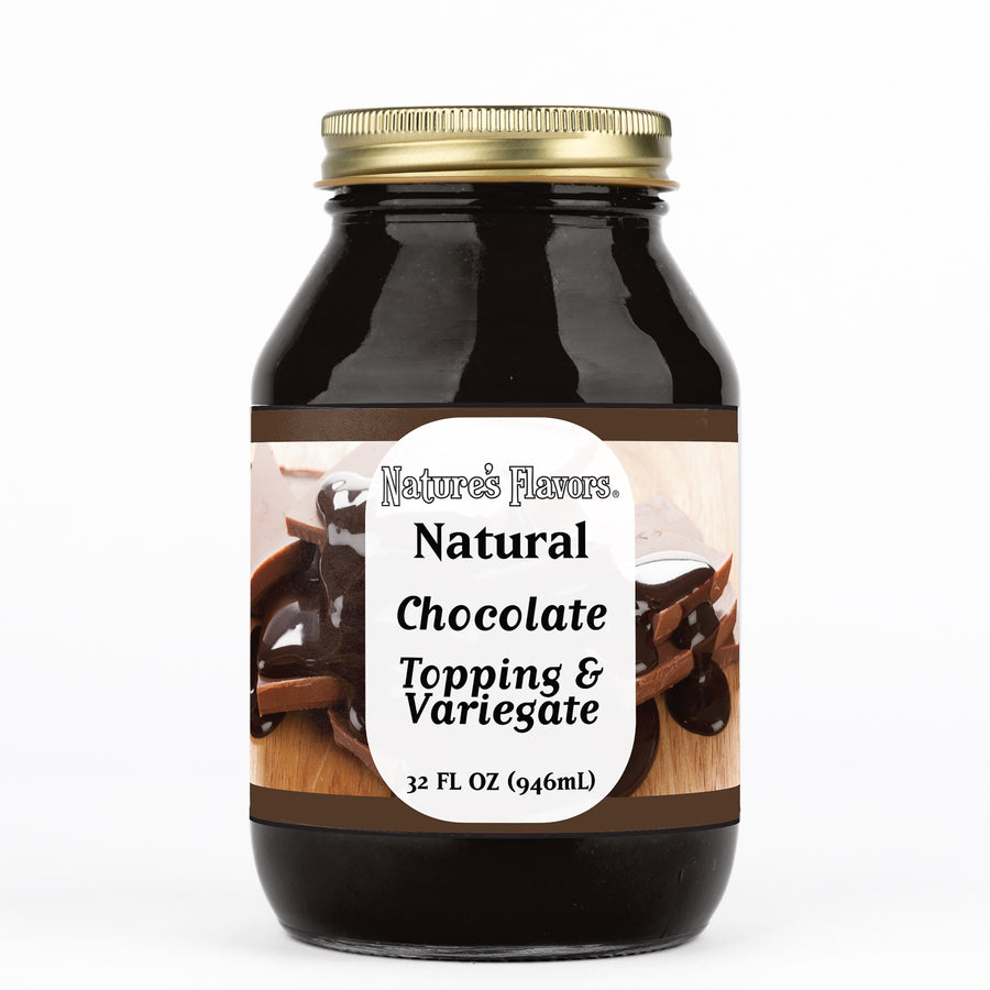 Chocolate Topping and Variegate (Vegan, Kosher, Gluten Free, Lactose Free)