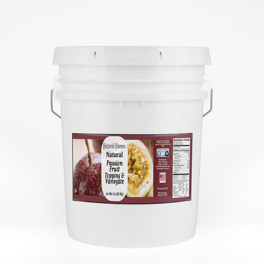 Passion Fruit Topping and Variegate (Vegan, Kosher, Gluten-Free, Lactose-Free)