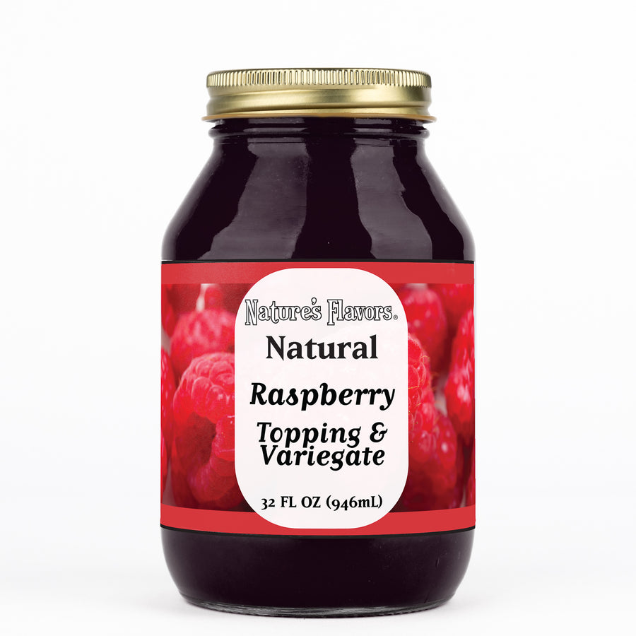 Raspberry Topping and Variegate (Vegan, Kosher, Gluten-Free, Lactose-Free)