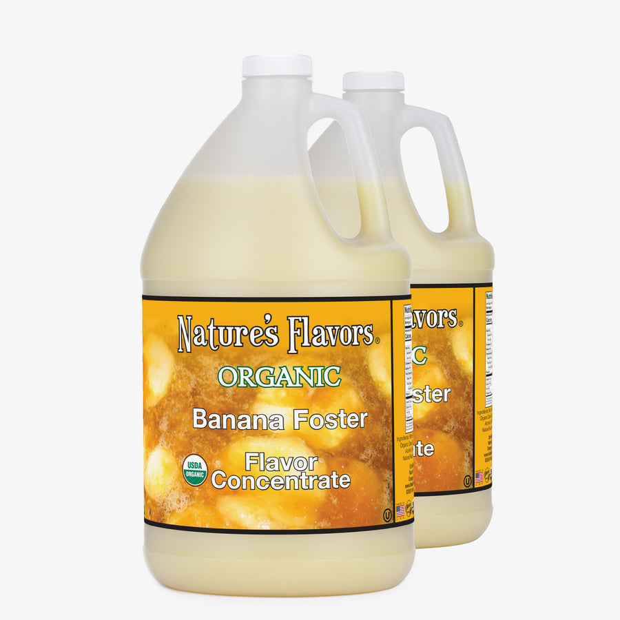 Banana Foster Flavor Concentrate for Beverages, Organic
