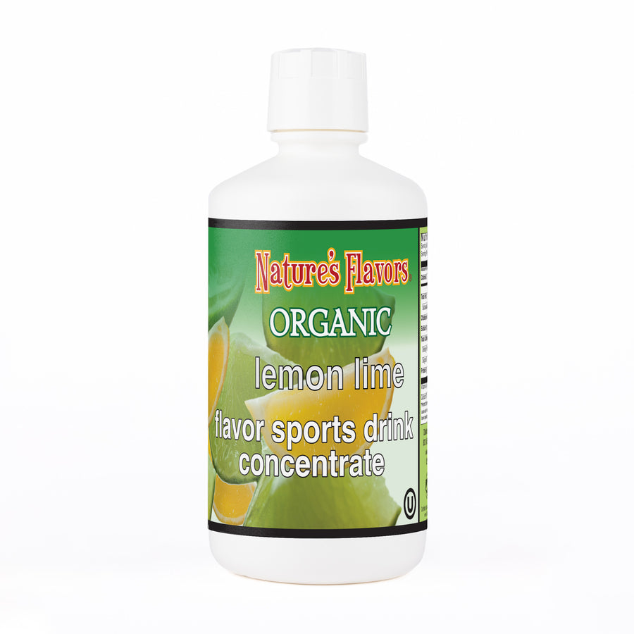 Organic Lemon Lime Flavor Sports Drink Concentrate