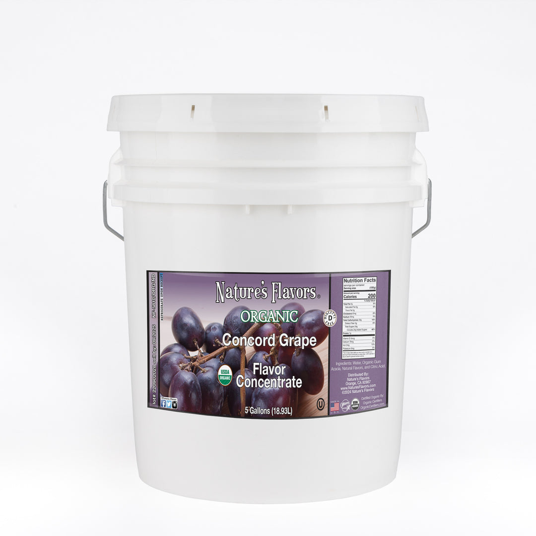 Organic Concord Grape Flavor Concentrate Without Diacetyl