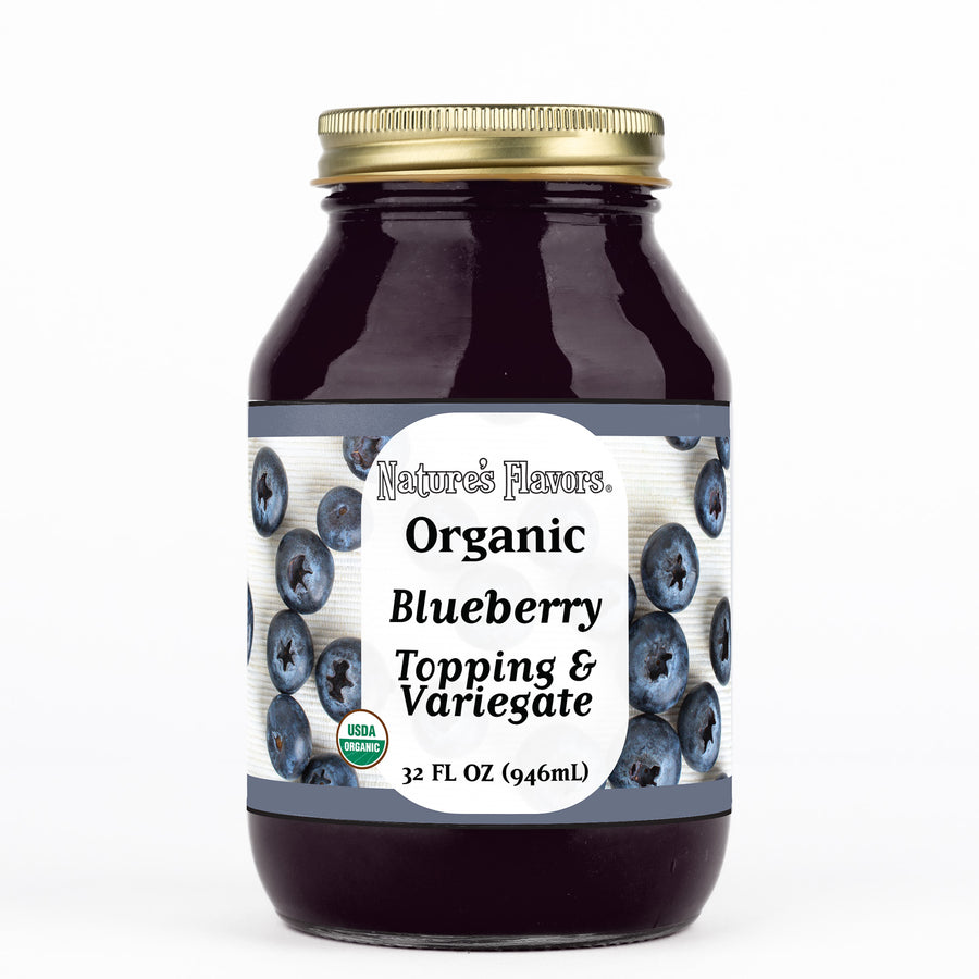 Organic Blueberry Topping and Variegate