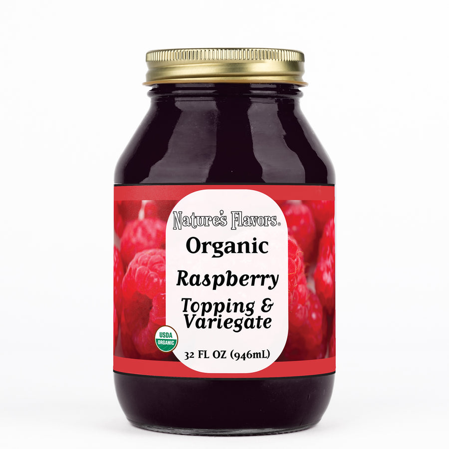 Organic Raspberry Topping and Variegate