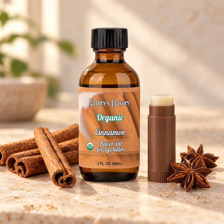 Organic Cinnamon Flavor Oil for Lip Balm