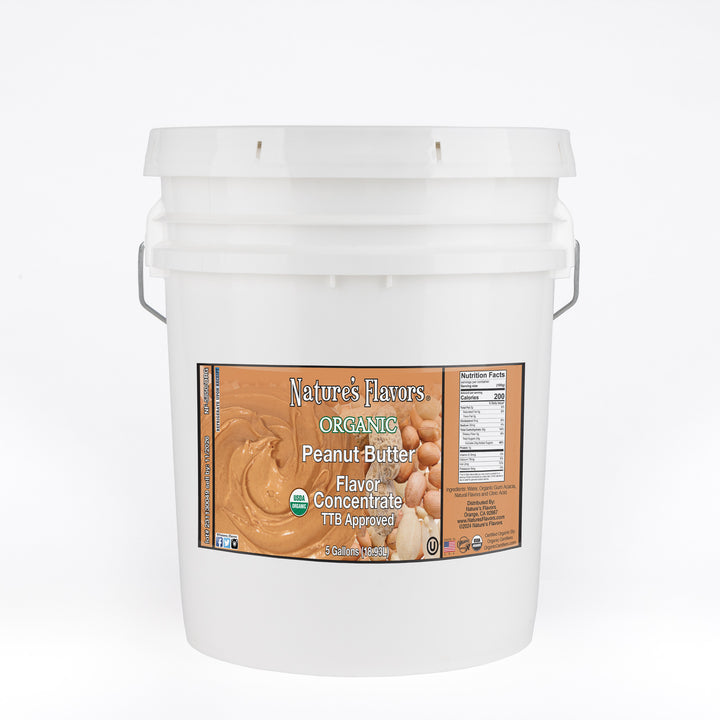 Peanut Butter Flavor Concentrate, Organic - TTB Approved