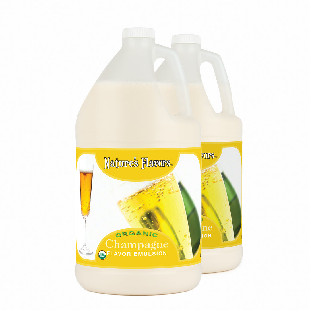 Champagne Flavor Emulsion for High Heat Applications, Organic