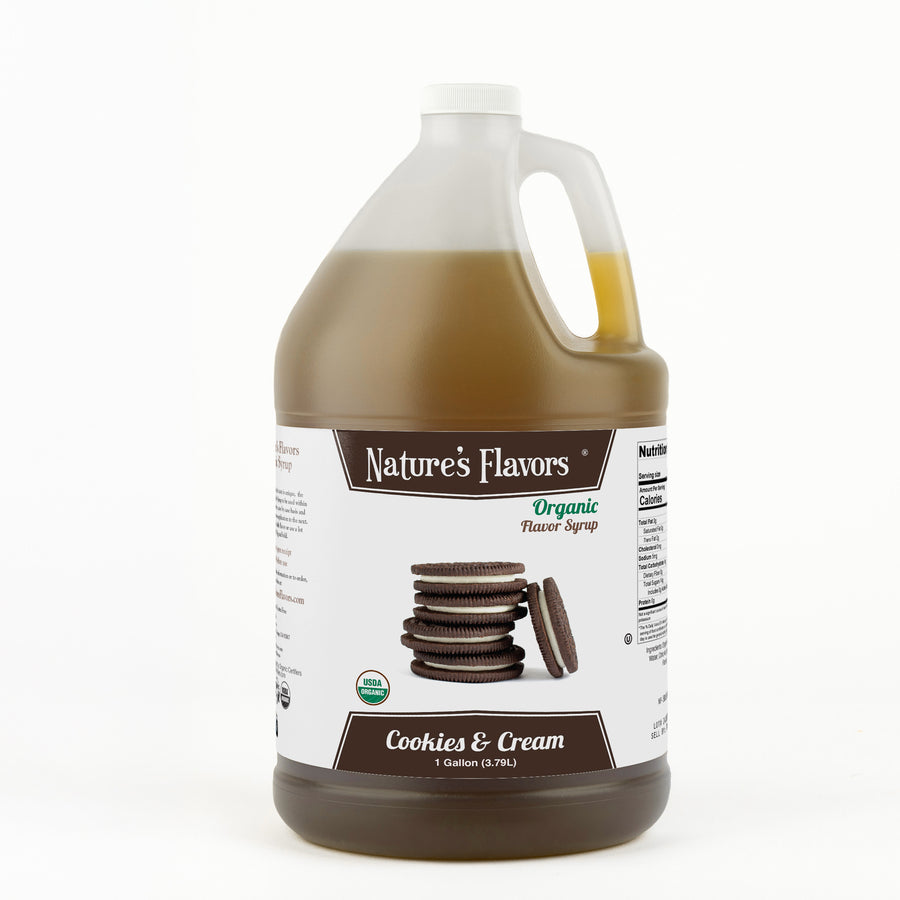 Cookies and Cream Syrup, Organic