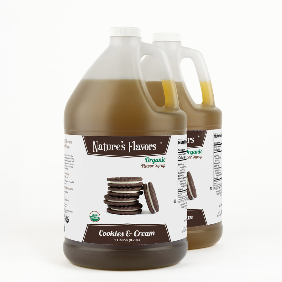 Cookies and Cream Syrup, Organic