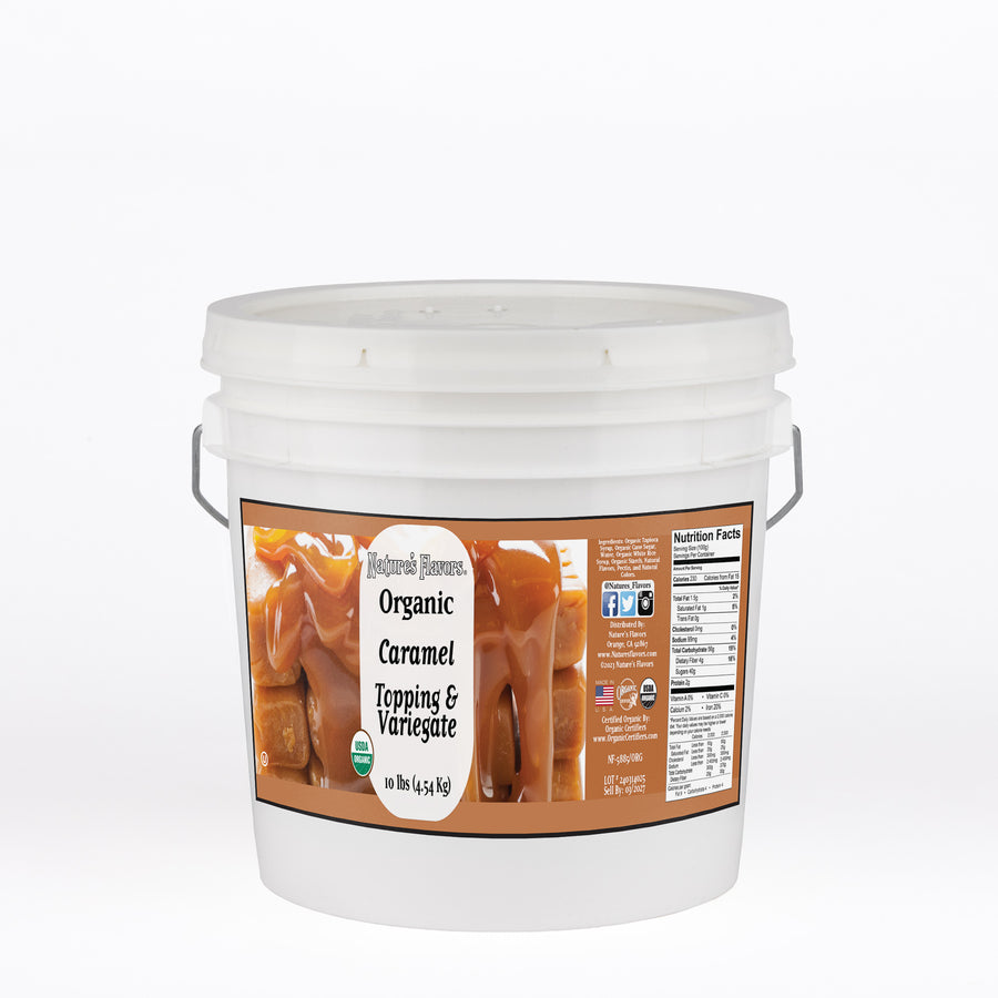 Organic Caramel Topping and Variegate