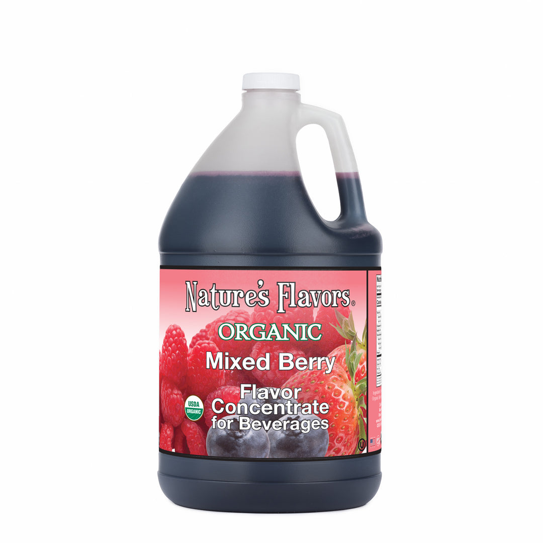 Mixed Berry Flavor Concentrate for Beverages, Organic