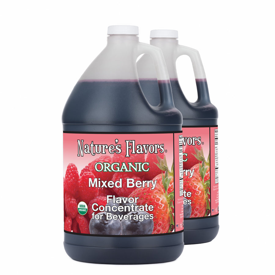 Mixed Berry Flavor Concentrate for Beverages, Organic