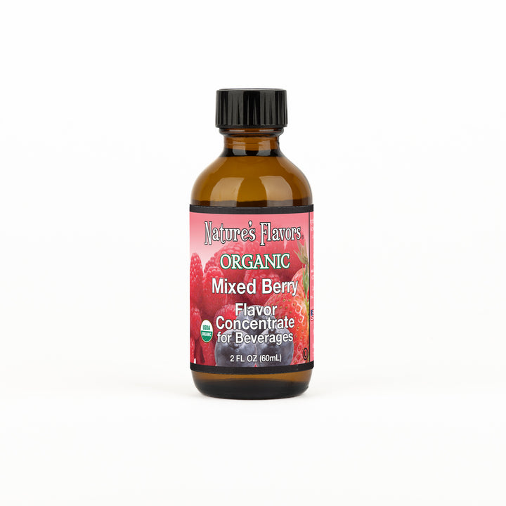 Mixed Berry Flavor Concentrate for Beverages, Organic