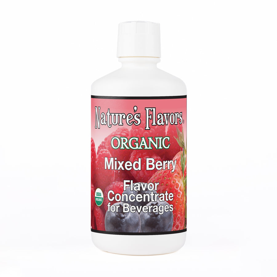 Mixed Berry Flavor Concentrate for Beverages, Organic