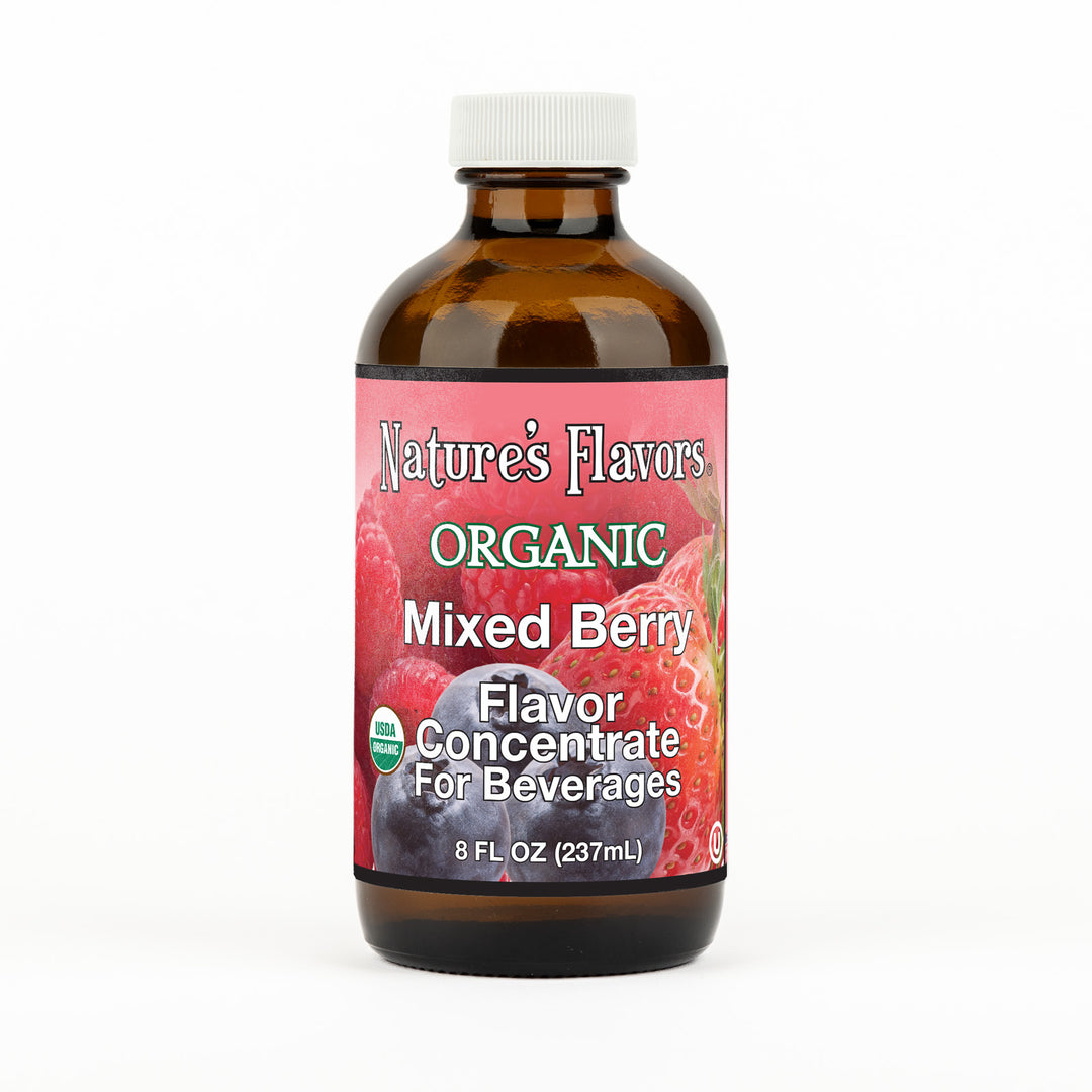 Mixed Berry Flavor Concentrate for Beverages, Organic