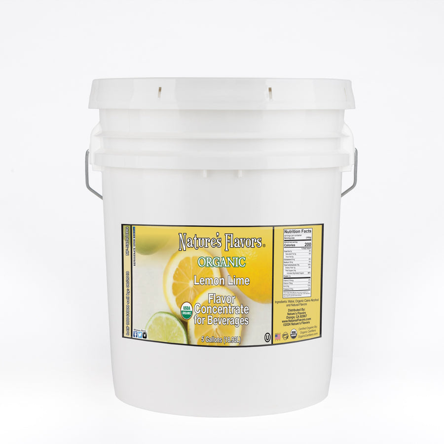 Lemon Lime Flavor Concentrate for Beverages, Organic
