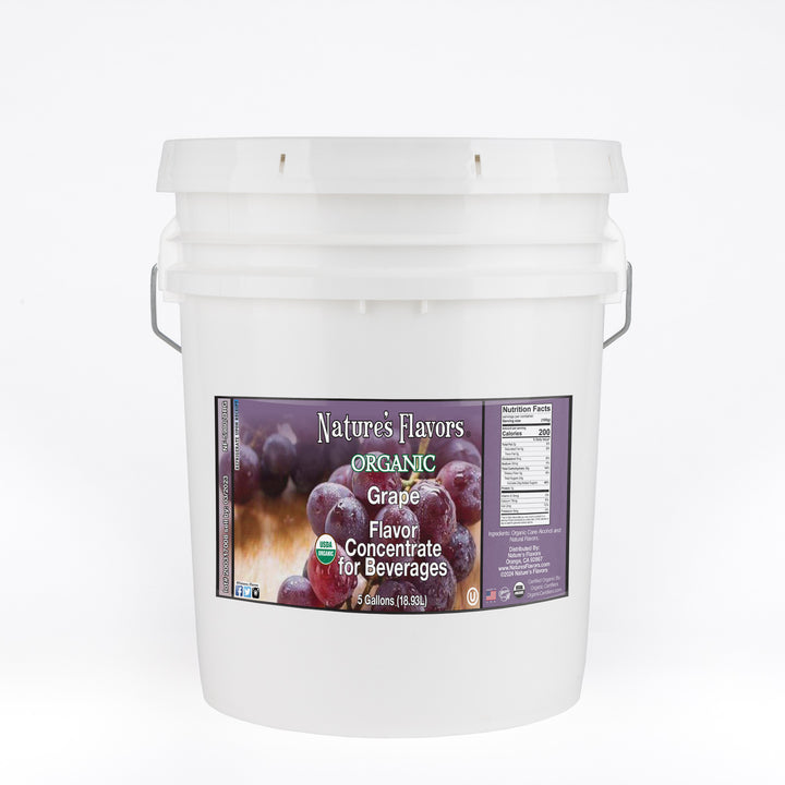 Grape Flavor Concentrate for Beverages, Organic