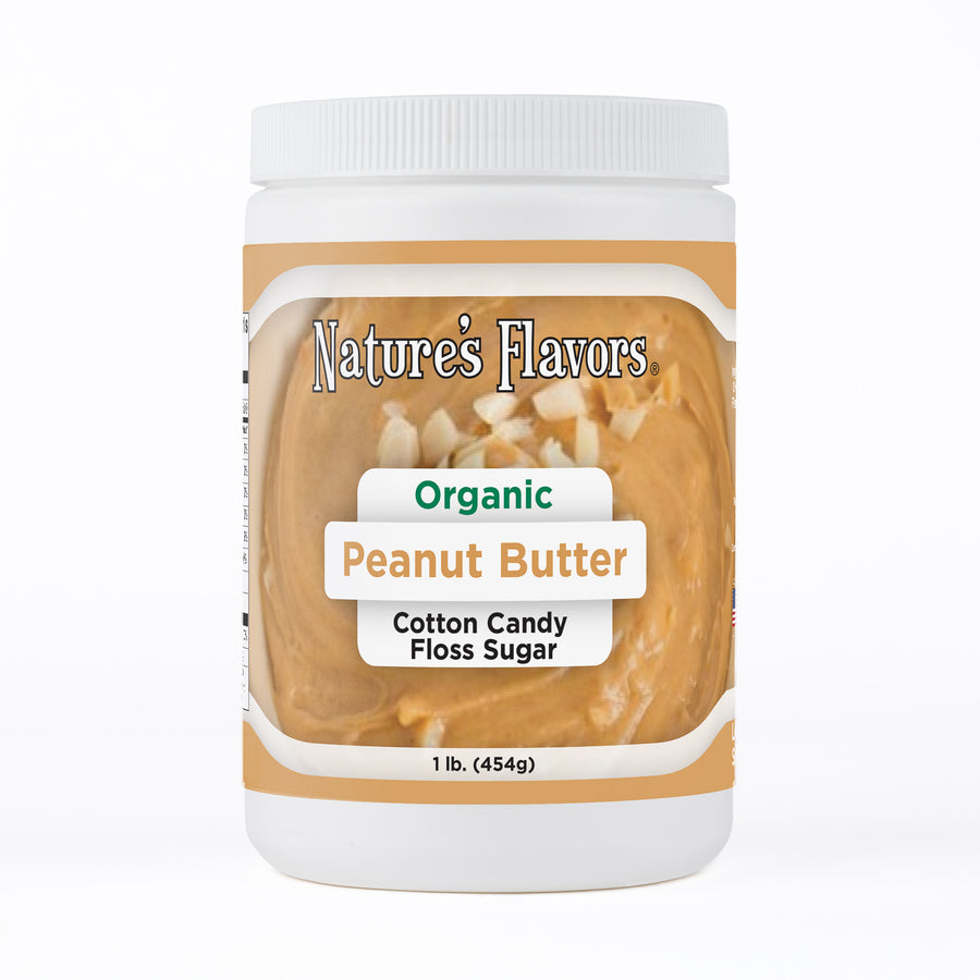 Peanut Butter Cotton Candy Floss Sugar, Organic