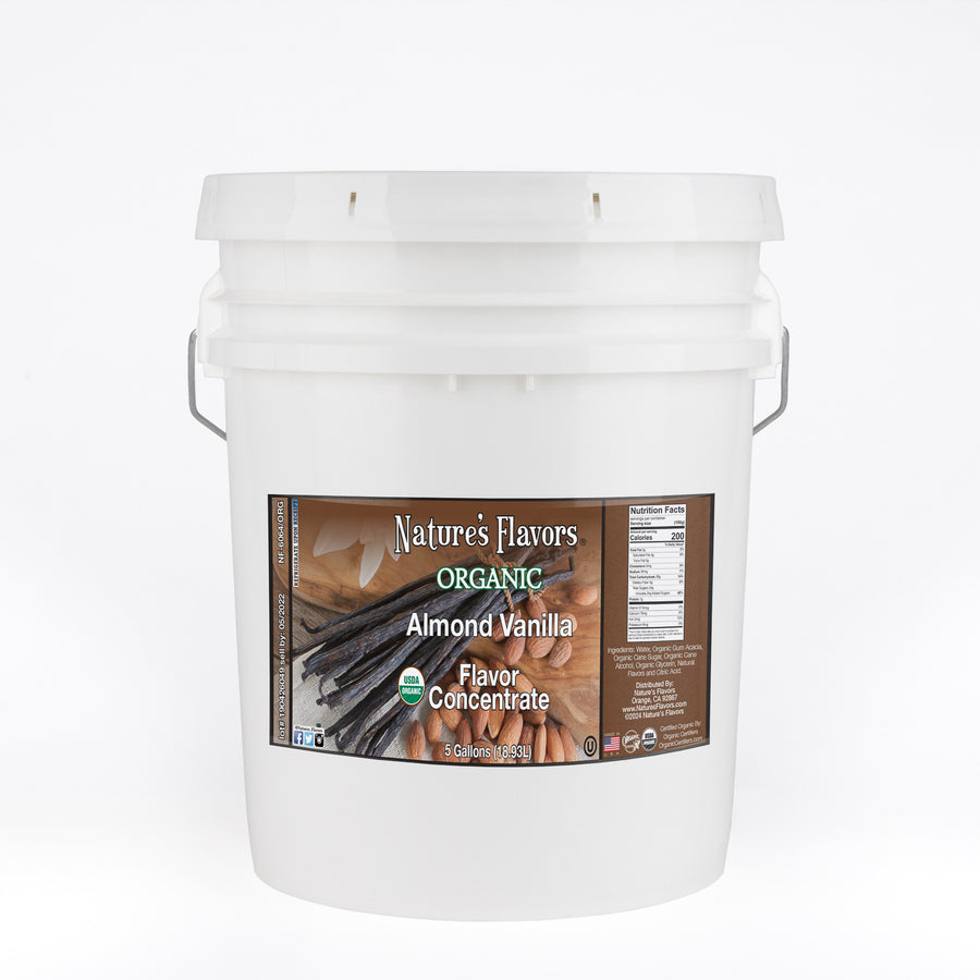 Almond Vanilla Flavor Concentrate, Organic