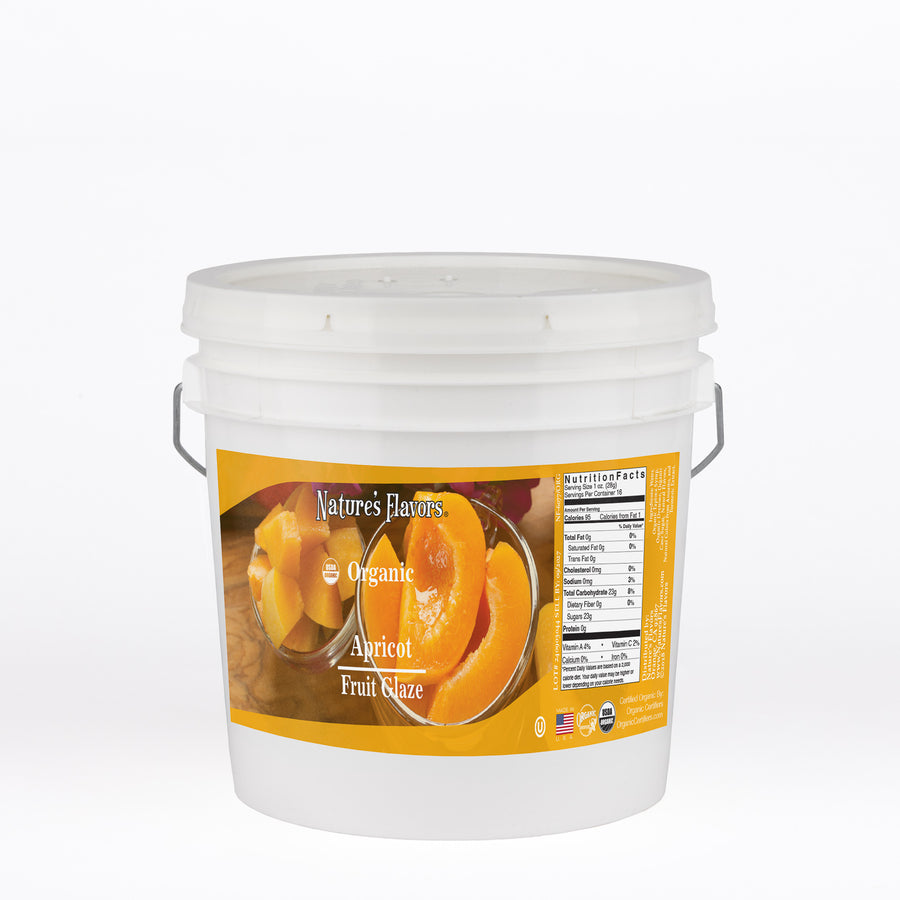 Organic Apricot Fruit Glaze