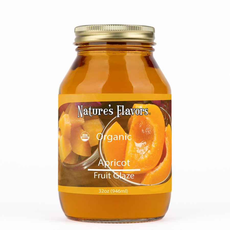 Organic Apricot Fruit Glaze