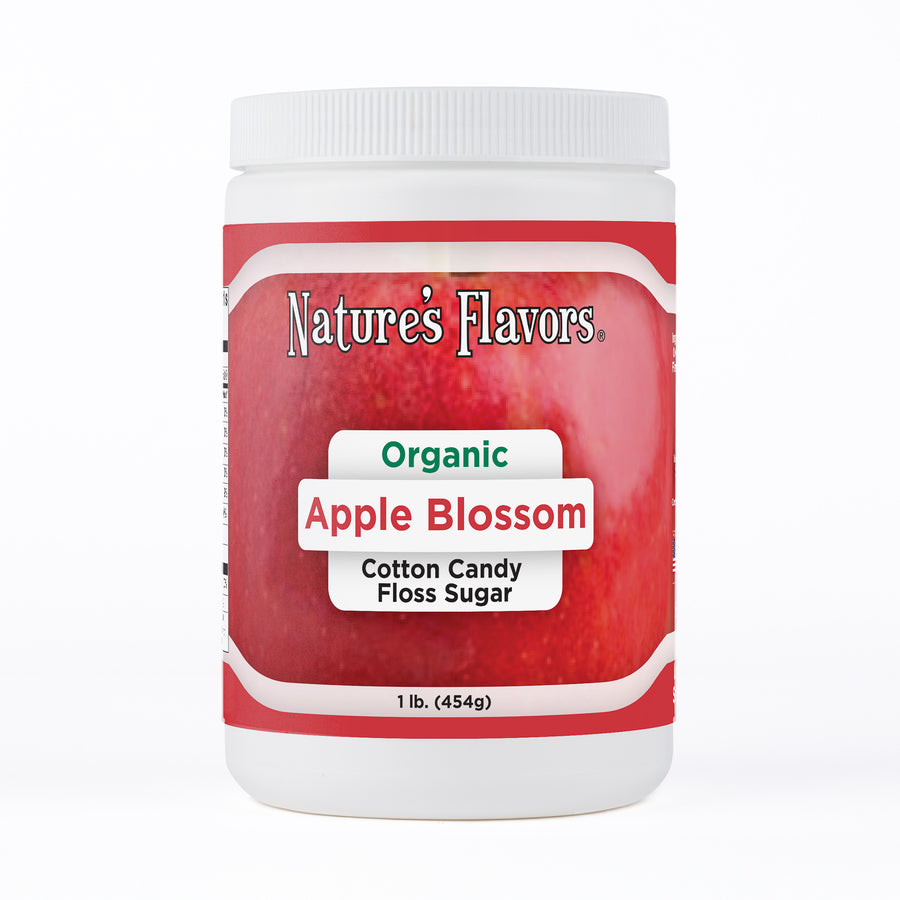 Organic Apple Blossom Cotton Candy Floss Sugar
